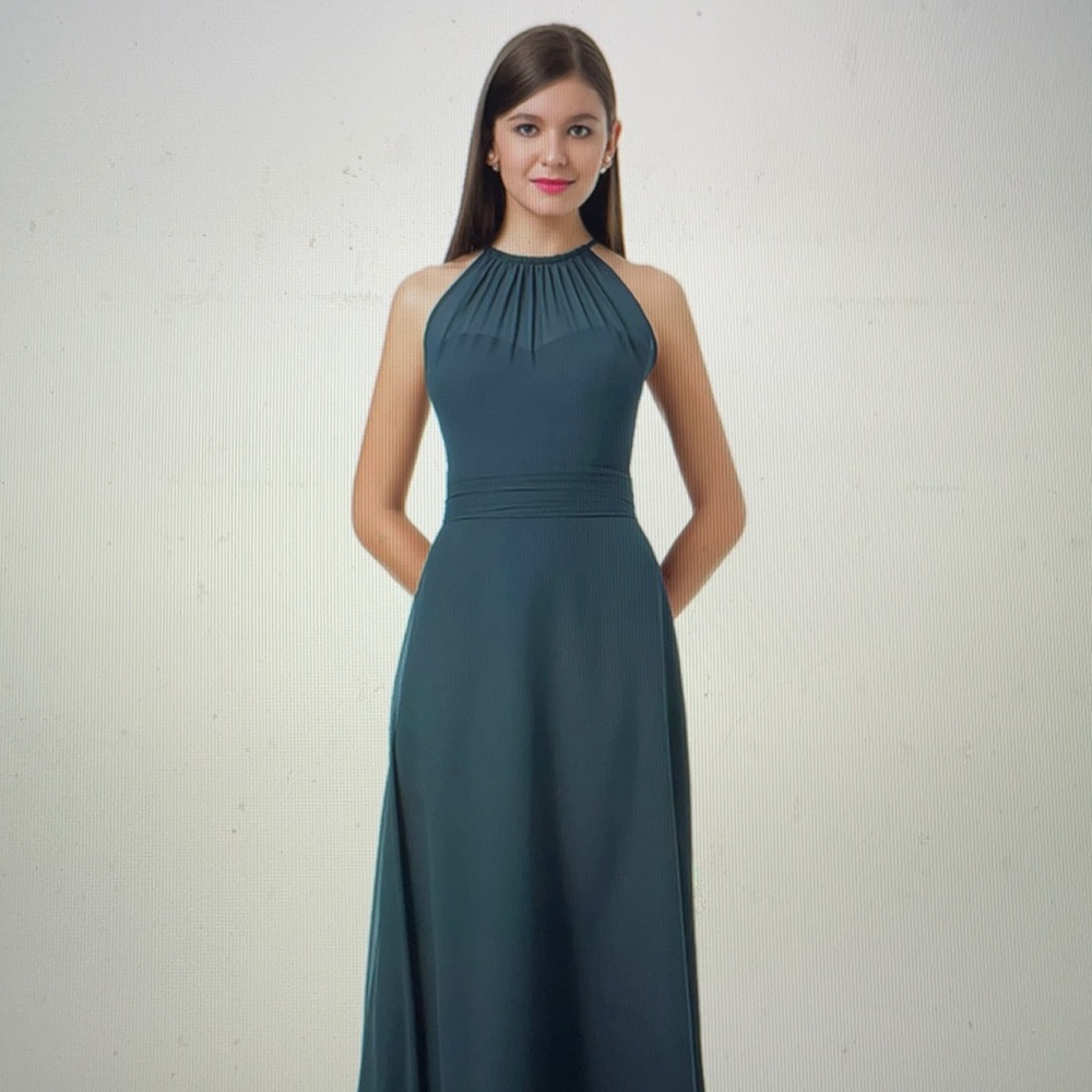 Bill Levkoff Dress Style 1214 in Slate NWT